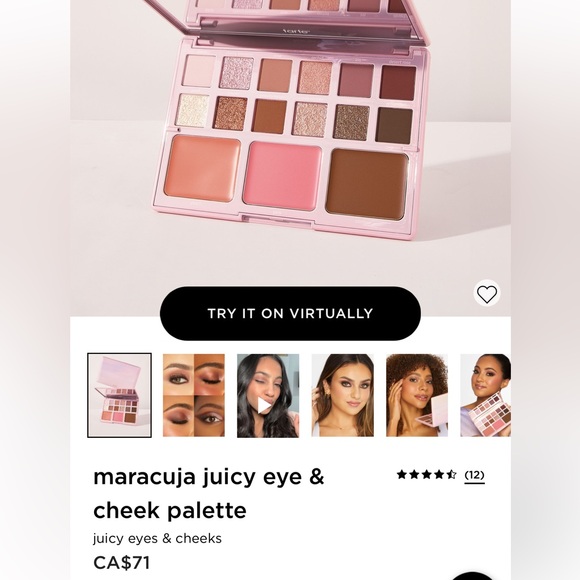 Brand new marajuca eye and cheek palette in pink - Picture 3 of 5